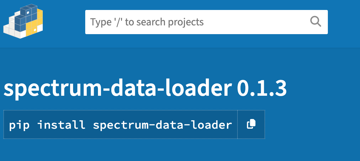 Spectrum Data Loader